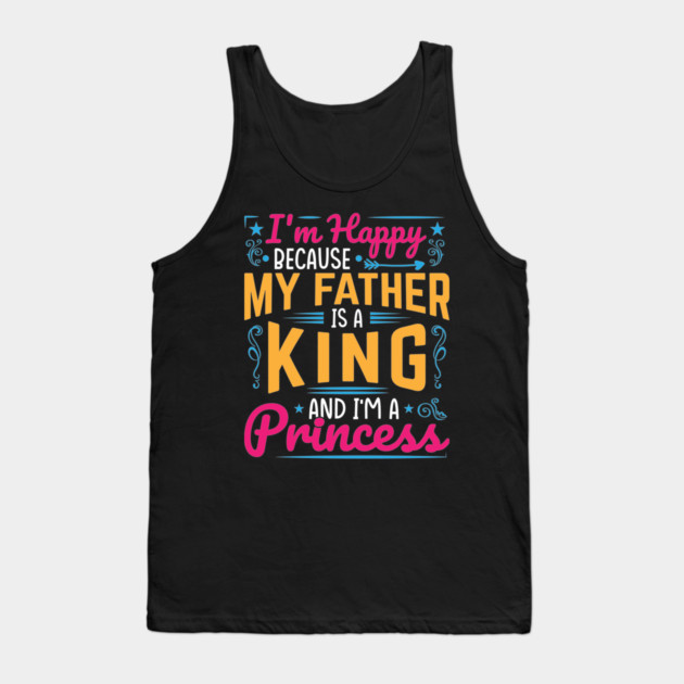 My Father is a King, I am a Princess, black girl magic, black girls, Black daughter Tank Top by UrbanLifeApparel