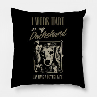 Dachshund dog  - Doxie Pillow
