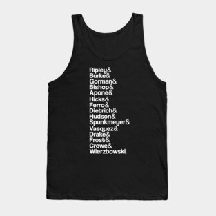 Sulaco Crew Helvetica List Tank Top
