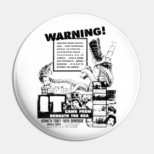 It Came From Beneath the Sea Pin