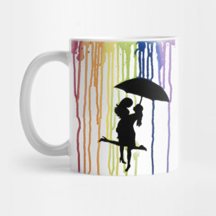 Kissing in the Rain Mug