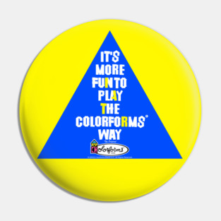 It's fun to play the COLORFORMS way Pin