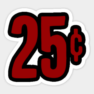 25 Cents Magnet