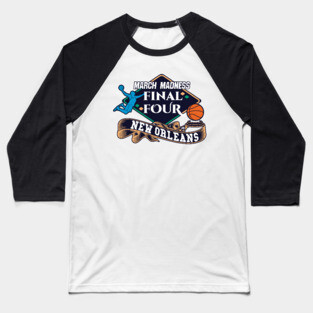 MARCH MADNESS FINAL FOUR | 2 SIDED Baseball T-Shirt
