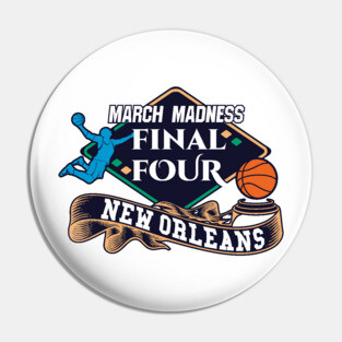 MARCH MADNESS FINAL FOUR | 2 SIDED Pin