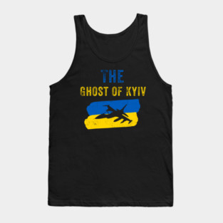 I Support Ukraine Shirt Pray For Ukraine The Ghost of Kyiv Tank Top