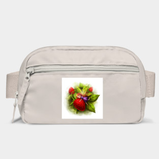 fairy girl with red strawberry Bag