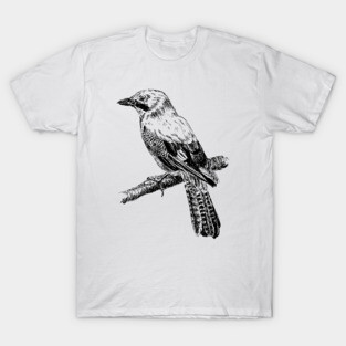 Jay bird print T-Shirt