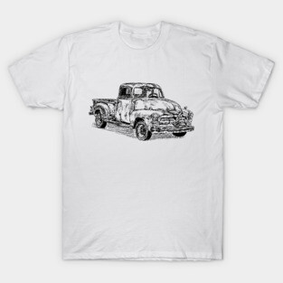 Antique pickup truck image T-Shirt