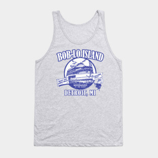 Boblo Island, Detroit MI (vintage distressed look) Tank Top