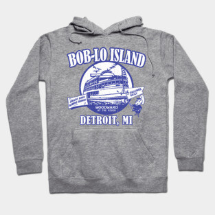 Boblo Island, Detroit MI (vintage distressed look) Hoodie