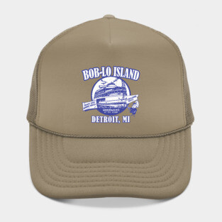 Boblo Island, Detroit MI (vintage distressed look) Hat