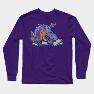 Library dragon Long Sleeve T-Shirt