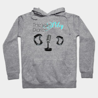 VamPetey Podcast Fangs and Mic 2 Hoodie