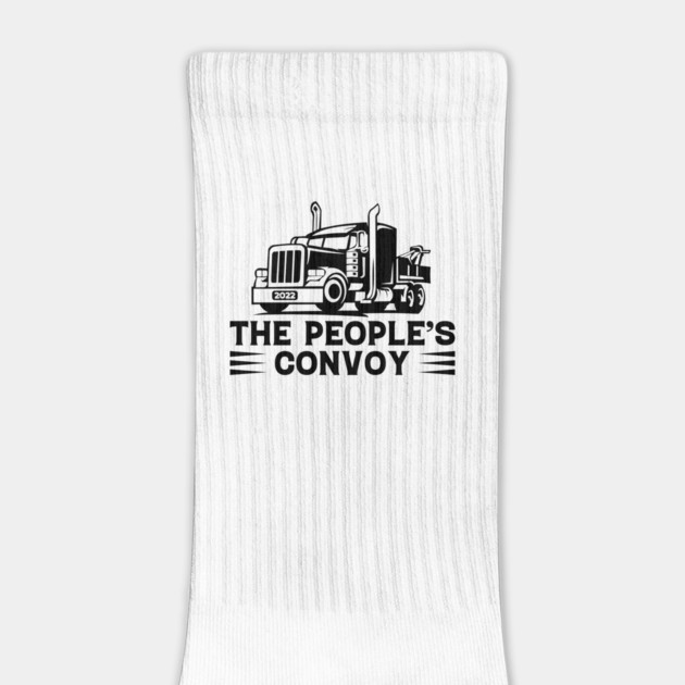 The Peoples Convoy Freedom Convoy 2022 American US Trucker Support Truckers by Tshirtiz
