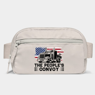 The Peoples Convoy Freedom Convoy 2022 American Flag USA Trucker Support Truckers Bag