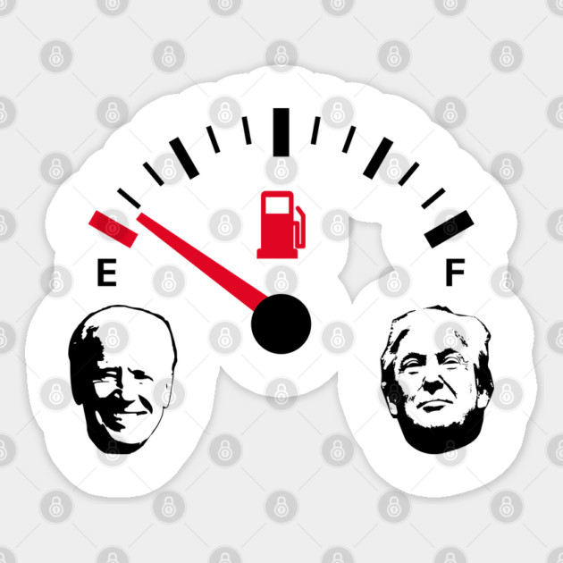 Funny Pro Trump 2024 Make Gas Prices Great Again Gas Prices Higher Anti Biden Sticker by Tshirtiz