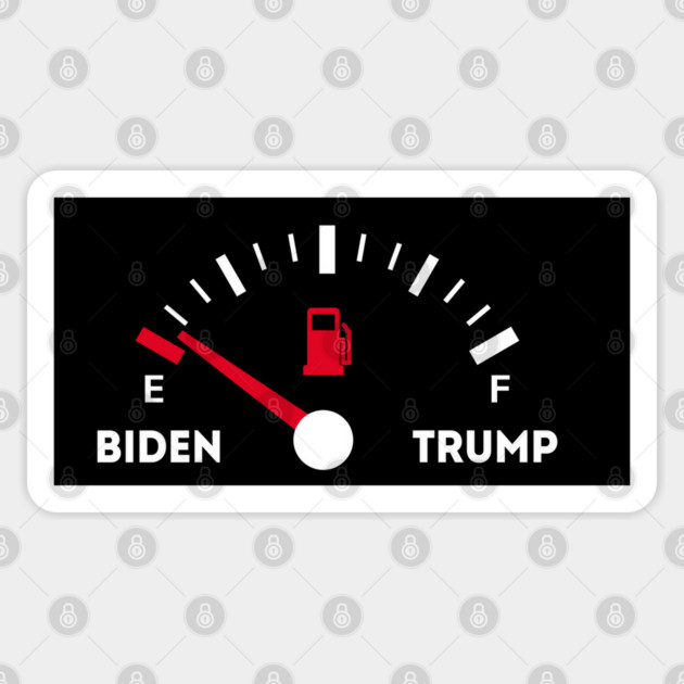 Funny Pro Trump 2024 Make Gas Prices Great Again Gas Prices Higher Anti Biden Sticker by Tshirtiz