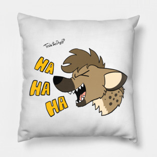 Laughing Hyena Pillow