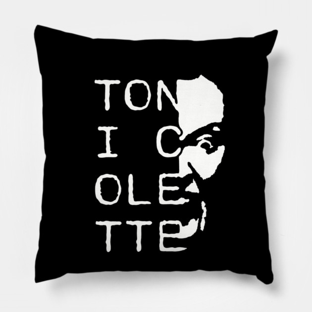 Toni Colette is Metal as Hell Pillow by The Adult Nerd