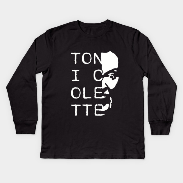 Toni Colette is Metal as Hell Kids Long Sleeve T-Shirt by The Adult Nerd