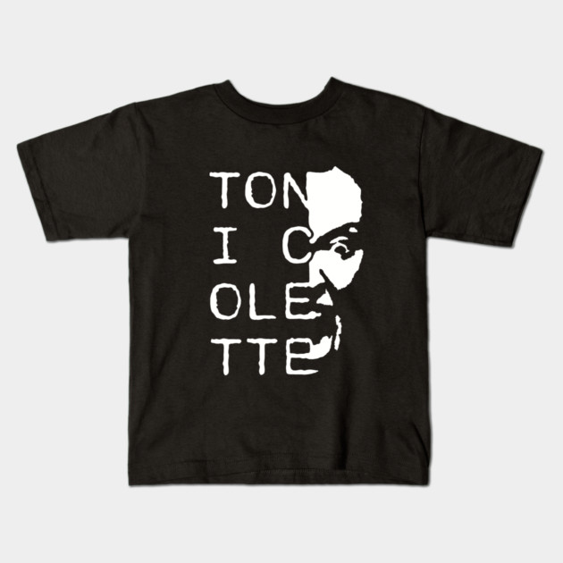 Toni Colette is Metal as Hell Kids T-Shirt by The Adult Nerd