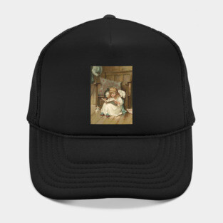 Girl with Kittens Hat