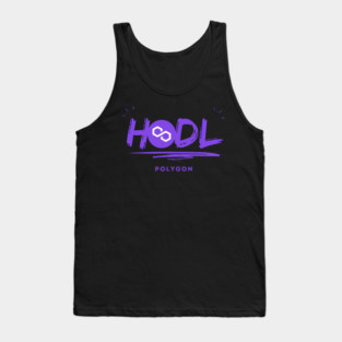 Hodl Polygon Matic Crypto Coin Tank Top