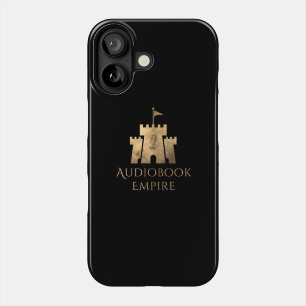 Audiobook Empire Black Logo Phone Case by Audiobook Empire