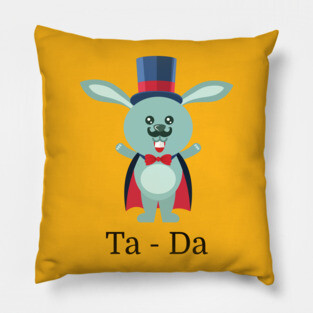 Ta-Da Magician Rabbit Pillow