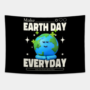 Make Earth Day Everyday Tapestry