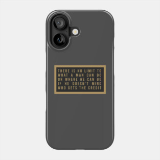 The Reagan Desk Plaque Phone Case