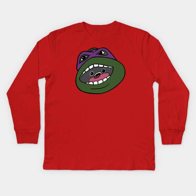 Donatello: True Horror Kids Long Sleeve T-Shirt by The Adult Nerd