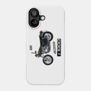 The Sublime 1977 Kawasaki Z 1000 Motorcycle by MotorManiac Phone Case