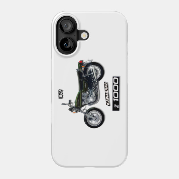 The Sublime 1977 Kawasaki Z 1000 Motorcycle by MotorManiac Phone Case by MotorManiac