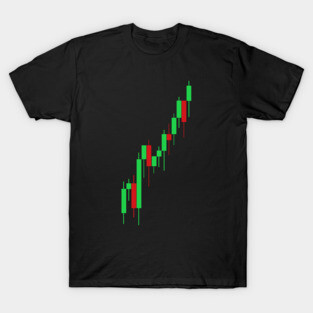 Crypto candlestick chart T-Shirt