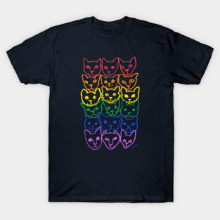 Rainbow cats T-Shirt
