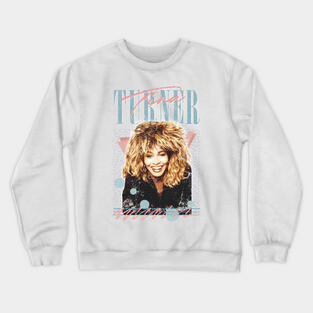 Tina Turner // 80s Style Retro Fan Art Design Crewneck Sweatshirt
