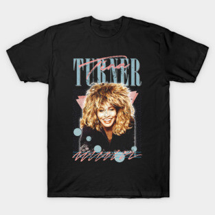 Tina Turner // 80s Style Retro Fan Art Design T-Shirt