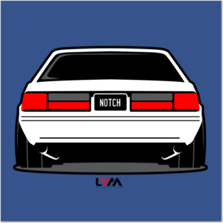 Fox Body Ford Mustang Notch Posters and Art