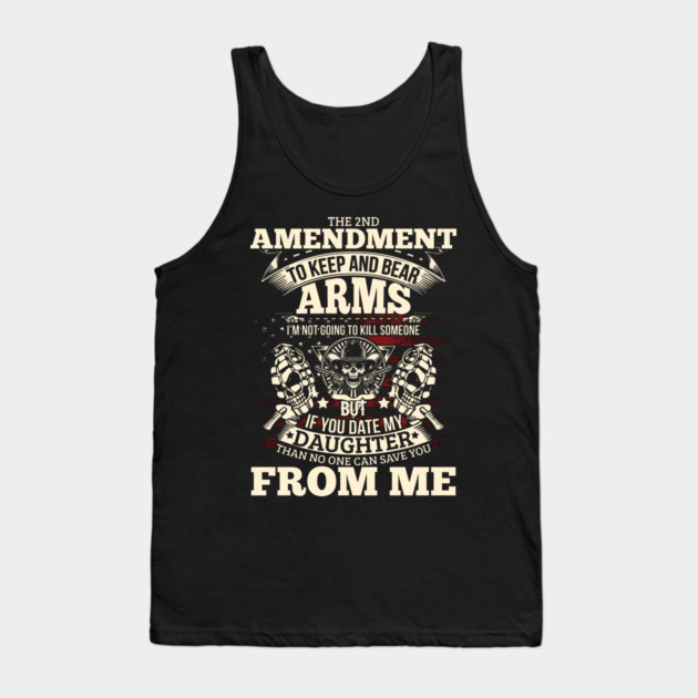 The 2nd Amendment, To Keep and bear arms Tank Top by Silly Me Studio