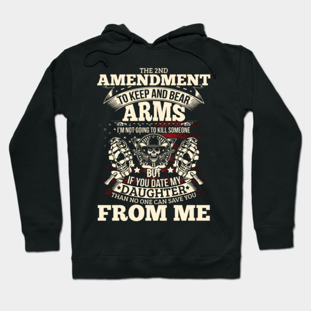 The 2nd Amendment, To Keep and bear arms Hoodie by Silly Me Studio