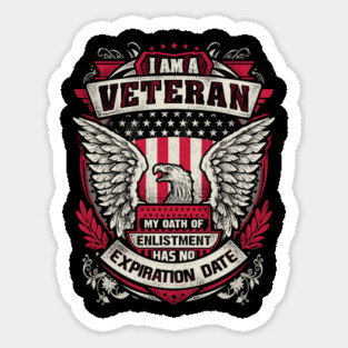 United States veteran my oath of enlistment has no expiration date. Magnet