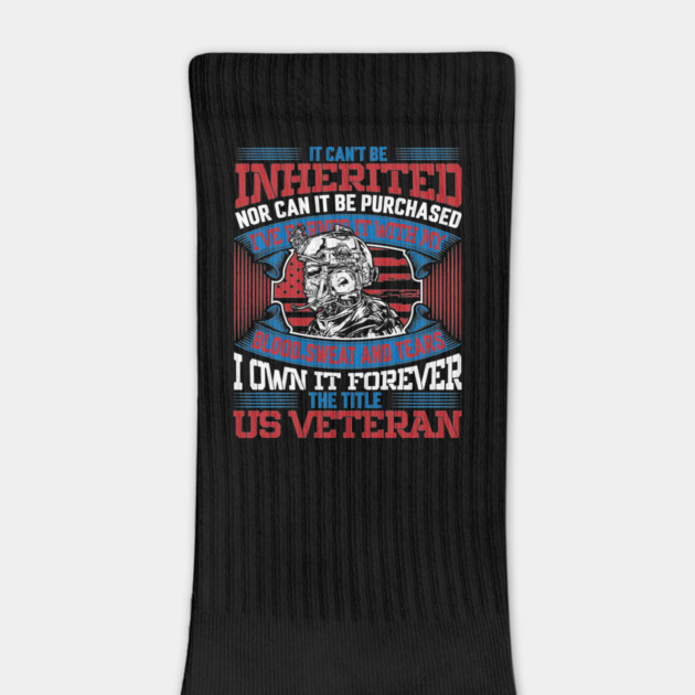 I own it forever the title US Veteran, Veteran, Vet, Military Service by Silly Me Studio