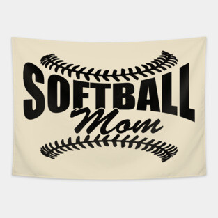 softball mom shirts Tapestry