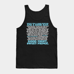 Walter Speech Spreading Donnie's Ashes at Funeral Funny Big Lebowski Quote Tank Top
