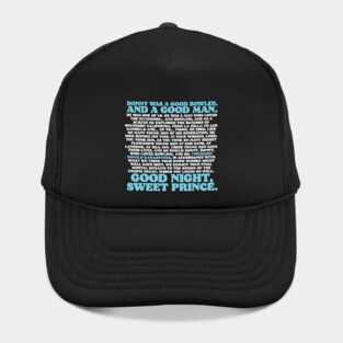 Walter Speech Spreading Donnie's Ashes at Funeral Funny Big Lebowski Quote Hat