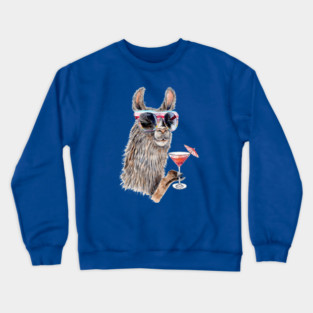 Vacation Llama Crewneck Sweatshirt