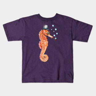 Victorian Seahorse Kids T-Shirt