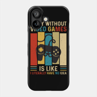 vintage video game designs Phone Case